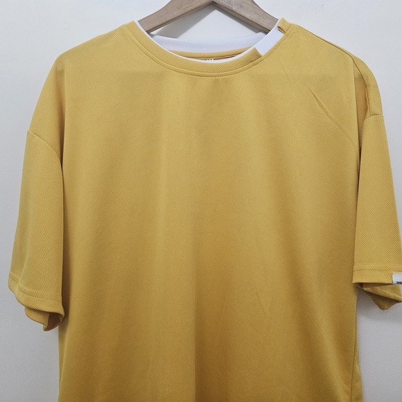 Yellow Men's Jersey T Shirt Size M Loose Fit - Picture 1 of 10